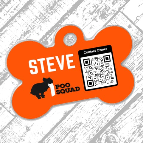 QR coded dog tags QR coded dog tags