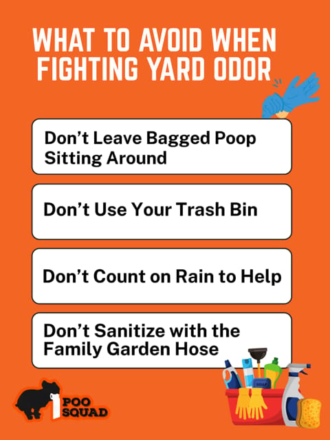 What to Avoid When Fighting Yard Odor