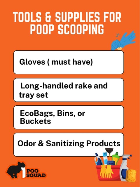 tools for dog poop pickup