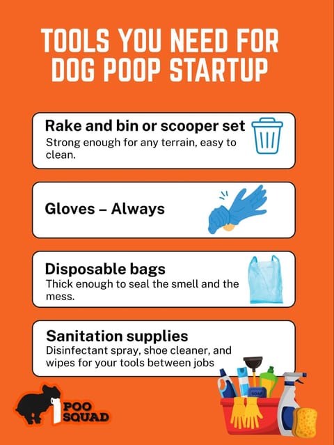 tools you need dog poop business
